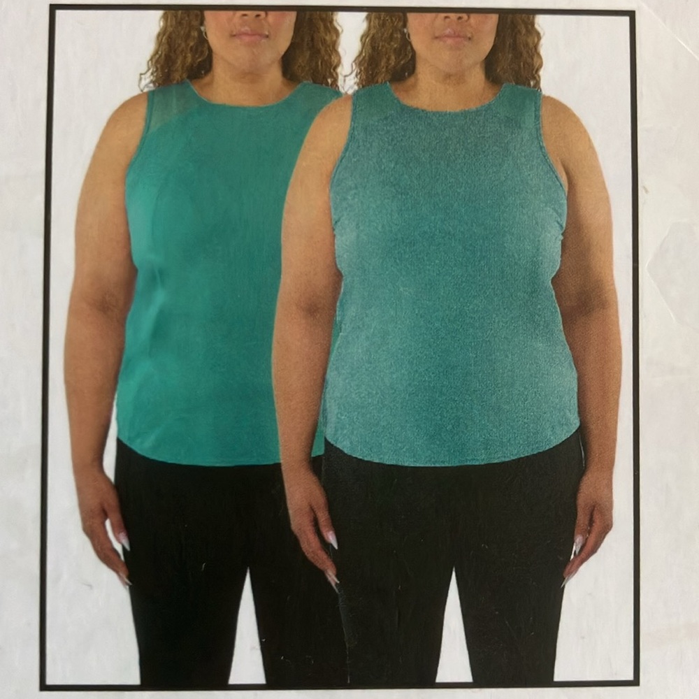 NEW 2-pack Spyder tank tops XL teal Extra-Large